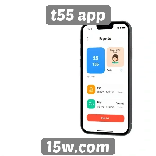 análise da interface do t55 app
